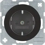 Berker SCHUKO-Steckdose sw/gl 47232045