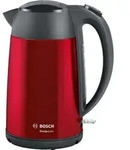 Bosch SDA Wasserkocher TWK3P424 deep red/gr
