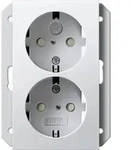 Gira Doppeldose SCHUKO 273127