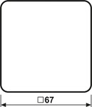 Jung Steuertaste Standard CD 1700 WW