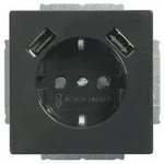 Busch-Jaeger SCHUKO-2x USB Steckdose 20 EUCB2USB-81