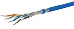 Metz Connect Datenkabel Kat.7A blau GC1300-4P-Dca-Ri100