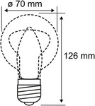 Paulmann LED-Filamentlampe 286.49