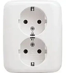 Busch-Jaeger SCHUKO-Doppelsteckdose 202 EUJ-214