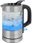 PROFICOOK Glas-Wasserkocher PC-WKS 1228 G inox