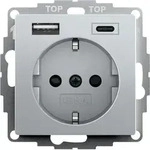 Gira Steckdose+USB 245926