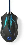 Nedis Gaming Maus GMWD210BK