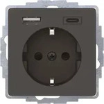 Berker Steckdose SCHUKO/USB 48046086
