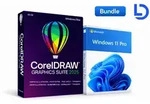 CorelDRAW Graphics Suite 2025 + Windows 11 Pro Bundle | Dauerlizenzen
