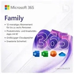 Microsoft 365 Family | Bis zu 6 Personen | Premium-Apps & Cloud-Speicher | 4 Jahre