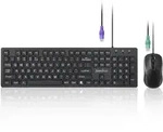 PERIDUO-117 - Wired Standard PS2 Keyboard and Mouse Combo