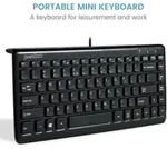 PERIBOARD-407 B - Kabelgebundene Minitastatur