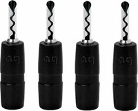 Audioquest BAN3004S, Audioquest Audioquest SureGrip300 BFA/Banana (Silber) - 4er Set