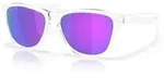 OAKLEY Frogskins S Sonnenbrille Polished Clear - Prizm Violet Gl&auml;ser - Schmal