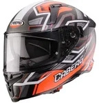 Caberg Helm Avalon X Brama matt-schwarz/fluo-rot-anthrazit - XS