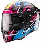 Caberg Helm Avalon X Brama schwarz/hellblau-fluo-gelb-Fuchsia - XS