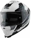 Germot Helm GM 811 wei&szlig;/schwarz-anthrazit - XS