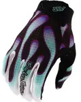 Troy Lee Designs Air Handschuhe Overspray Schwarz/Real Petrol - S