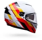 Bell Lithium Nova Weiss/Rot Integralhelm - S