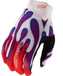 Troy Lee Designs Air Jugend Handschuhe Overspray Wei&szlig;/Violett - YXS