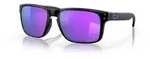 OAKLEY Holbrook Sonnenbrille Gestell Mattschwarz - Gl&auml;ser Prizm Violet