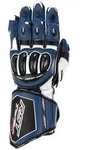 RST TracTech Evo 4 Leder Motorradhandschuhe - Blau/Wei&szlig;/Schwarz - S