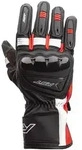 RST Pilot CE Leder Motorradhandschuhe Schwarz/Rot/Weiss - S