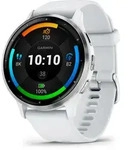 Garmin Venu&reg; 3 (Steinweiss/Silber mit Silikon-Armband)