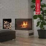 Kamineinsatz Gusseisen KRATKI SIMPLE rechts 8 kW &Oslash; 200