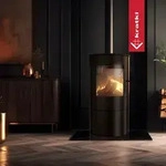 Kaminofen aus Stahl KRATKI ROLLO &Oslash; 150 7 kW Satz