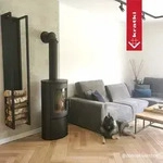 Stahl-Gusseisen Kaminofen KRATKI AB &Oslash; 150 8 kW