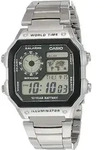 Casio AE-1200WHD-1AVEF - Silber / 43 mm / Schwarz