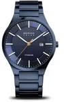 Bering Solar Titanium | blau geb&uuml;rstet | 15239-797