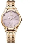 Citizen Damen Analog Eco-Drive Uhr mit Edelstahl Armband EM0503-75X