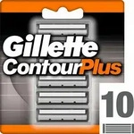 Gillette Contour Plus Ersatzklingen f&uuml;r Rasierer &ndash; 10 Klingen
