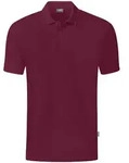 Jako Polo Organic maroon 116