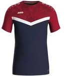 Jako JAKO T-Shirt Iconic marine/chili rot 34