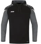Jako Kapuzensweat Performance schwarz/anthra light 34