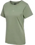 HUMMEL hmlACTIVE CHEVRONS CO TEE S/S WOMAN sea spray XS