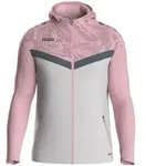 Jako JAKO Iconic Team Kapuzenjacke soft grey/dusky pink/anthra light S