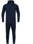 Jako Freizeitanzug Challenge mit Kapuze marine meliert/royal 3XL