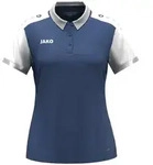Jako Polo Dynamic Damen nachtblau/wei&szlig;/hellgrau S