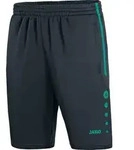 Jako Trainingsshort Active anthrazit/t&uuml;rkis 140