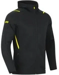 Jako Freizeitjacke Challenge mit Kapuze schwarz meliert/citro M