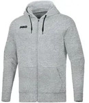 Jako JAKO Base Team Kapuzenjacke hellgrau meliert 44
