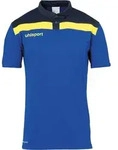 Uhlsport Offense 23 Polo Shirt Azurblau/marine/limonenge 140