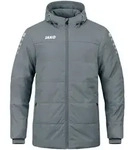 Jako Coachjacke Team mit Kapuze steingrau 3XL