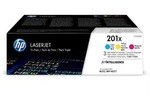HP 201X 3er-Pack Cyan/Magenta/Gelb Original LaserJet Tonerkartuschen mit hoher