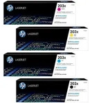HP 203X 4er Pack Farben Magenta, Cyan, Gelb und Schwarz // Original LaserJet