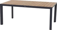 Siena Garden Silva Tisch 180 x 100 cm matt anthrazit Teakholz